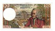France - Frankreich 10 Francs Voltaire -