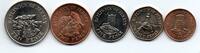 Jersey Lot de 5 Monnaies -