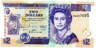 Belize 2 Dollars -