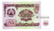 Tajikistan - Tadjikistan 20 Rubles -