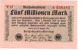 Allemagne - Deutschland - Germany 5 Millions de Mark -