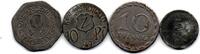 Allemagne - Deutschland - Germany Lot de 4 Monnaies Notgeld -