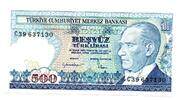 Turquie - Turkey 500 Lira -
