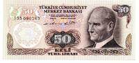 Turquie - Turkey 50 Lira -
