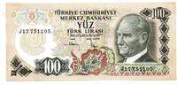 Turquie - Turkey 100 Lira -