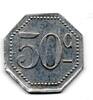 Verdun 50 centimes 4 ème Régiment d Artillerie à Pied -