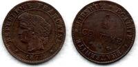 France 1 Centime 1877 A Cérès ss 10,00 EUR  Excl. 4,90 EUR Verzending