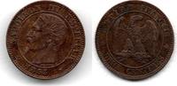 France 2 Centimes 1855 A Ancre Napoléon III - Tête Nue EF 20,00 EUR  Excl. 4,90 EUR Verzending