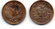 Suisse - Schweiz - Switzerland 1 Rappen 1937B VF+ 2,50 EUR  plus 4,90 EUR verzending