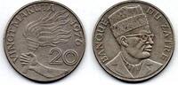 Zaire 20 Makuta 1976 F+ 5,00 EUR  plus 4,90 EUR verzending