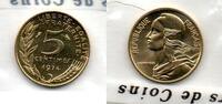 France - Frankreich 5 Centimes -