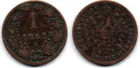 Autriche - Austria  - Österreich  Kreuzer 1861 A F