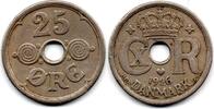 Danemark - Denmark - Dänemark 25 Ore -