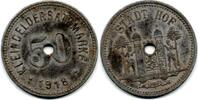 Stadt Hof 50 Pfennig Bayern -