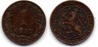 Pays Bas - Netherlands 1 Cent 1883 Wilhelm III VF 3,50 EUR  Excl. 7,30 EUR Verzending