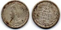 Pays- Bas - Netherlands - Niederlande 25 cents 1915 Wilhelmina F 5,00 EUR  Excl. 4,90 EUR Verzending