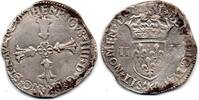 France - Frankreich 1/4 Ecu Henri IV -