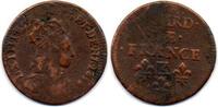 France - Frankreich Liard de France Louis XIV -
