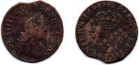 France - Frankreich 4 Deniers de Strasbourg Louis XIV -