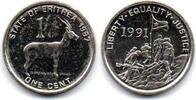Erythr&eacute;e - Eritrea 1 Cent 1997 AU 1,00 EUR  Excl. 5,05 EUR Verzending