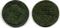 Louis XIV Liard de France 1655 D ss+ 20,00 EUR  Excl. 5,05 EUR Verzending