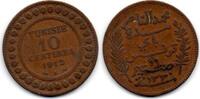 Tunisie - Tunisien - Tunisia 10 Centimes 1912 A F+ 3,50 EUR  Excl. 4,90 EUR Verzending