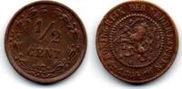 Pays -Bas - Niederlande 1/2 Cent 1884 s+ 5,00 EUR  Excl. 4,90 EUR Verzending