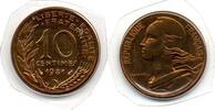 France - Frankreich 10 centimes 1981 BU 2,50 EUR  Excl. 4,90 EUR Verzending