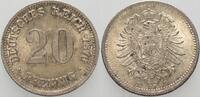 Kleinmünzen-Kaiserreich 20 Pfennig Kleiner Adler -