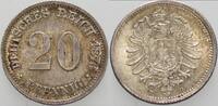 Kleinmünzen-Kaiserreich 20 Pfennig Kleiner Adler -