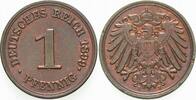 Kleinmünzen-Kaiserreich 1 Pfennig Grosser Adler -