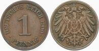 Kleinmünzen-Kaiserreich 1 Pfennig Grosser Adler -