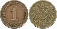 Kleinmünzen-Kaiserreich 1 Pfennig Grosser Adler -