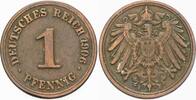 Kleinmünzen-Kaiserreich 1 Pfennig Grosser Adler -