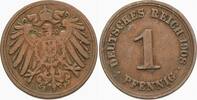 Kleinmünzen-Kaiserreich 1 Pfennig Grosser Adler -