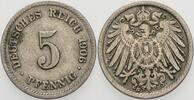 Kleinmünzen-Kaiserreich 5 Pfennig Grosser Adler -