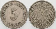 Kleinmünzen-Kaiserreich 5 Pfennig Grosser Adler -