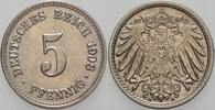Kleinmünzen-Kaiserreich 5 Pfennig Grosser Adler -