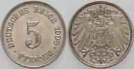 Kleinmünzen-Kaiserreich 5 Pfennig Grosser Adler -