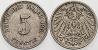 Kleinmünzen-Kaiserreich 5 Pfennig Grosser Adler -