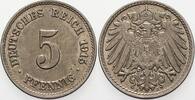 Kleinmünzen-Kaiserreich 5 Pfennig Grosser Adler -