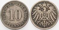 Kleinmünzen-Kaiserreich 10 Pfennig Grosser Adler -