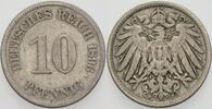 Kleinmünzen-Kaiserreich 10 Pfennig Grosser Adler -