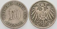Kleinmünzen-Kaiserreich 10 Pfennig Grosser Adler -
