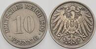Kleinmünzen-Kaiserreich 10 Pfennig Grosser Adler -