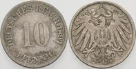 Kleinmünzen-Kaiserreich 10 Pfennig Grosser Adler -