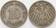 Kleinmünzen-Kaiserreich 10 Pfennig Grosser Adler -