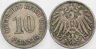 Kleinmünzen-Kaiserreich 10 Pfennig Grosser Adler -