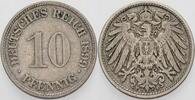 Kleinmünzen-Kaiserreich 10 Pfennig Grosser Adler -