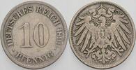 Kleinmünzen-Kaiserreich 10 Pfennig Grosser Adler -